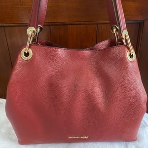 Michael Kors Large Leather Shoulder Tote